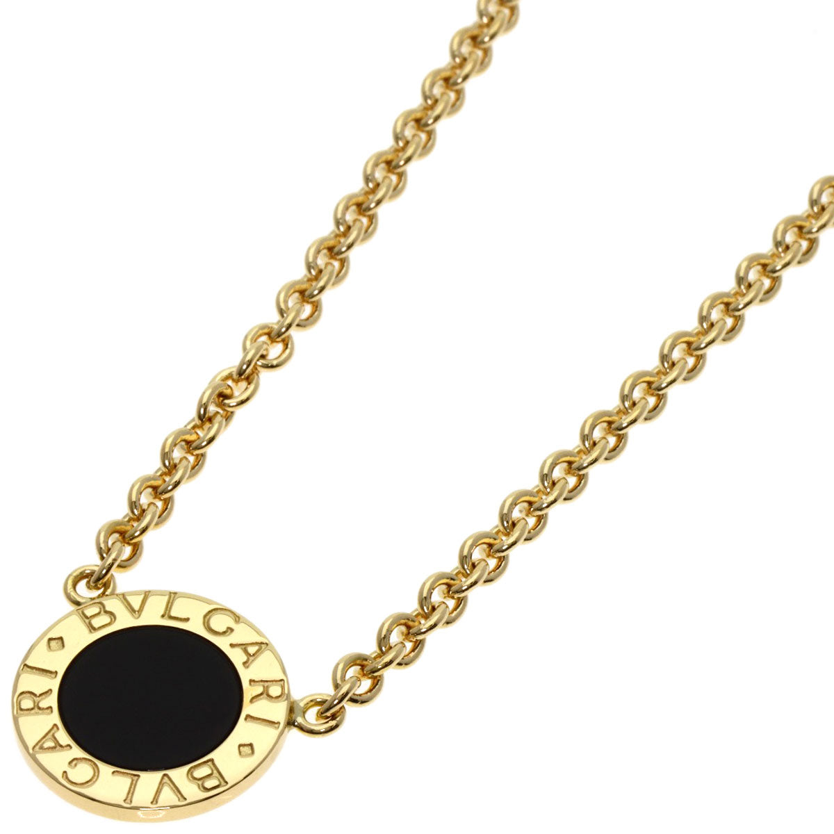 BVLGARI   BVLGARI BVLGARI Onyx Necklace  K18 Yellow Gold Ladies [Used]
