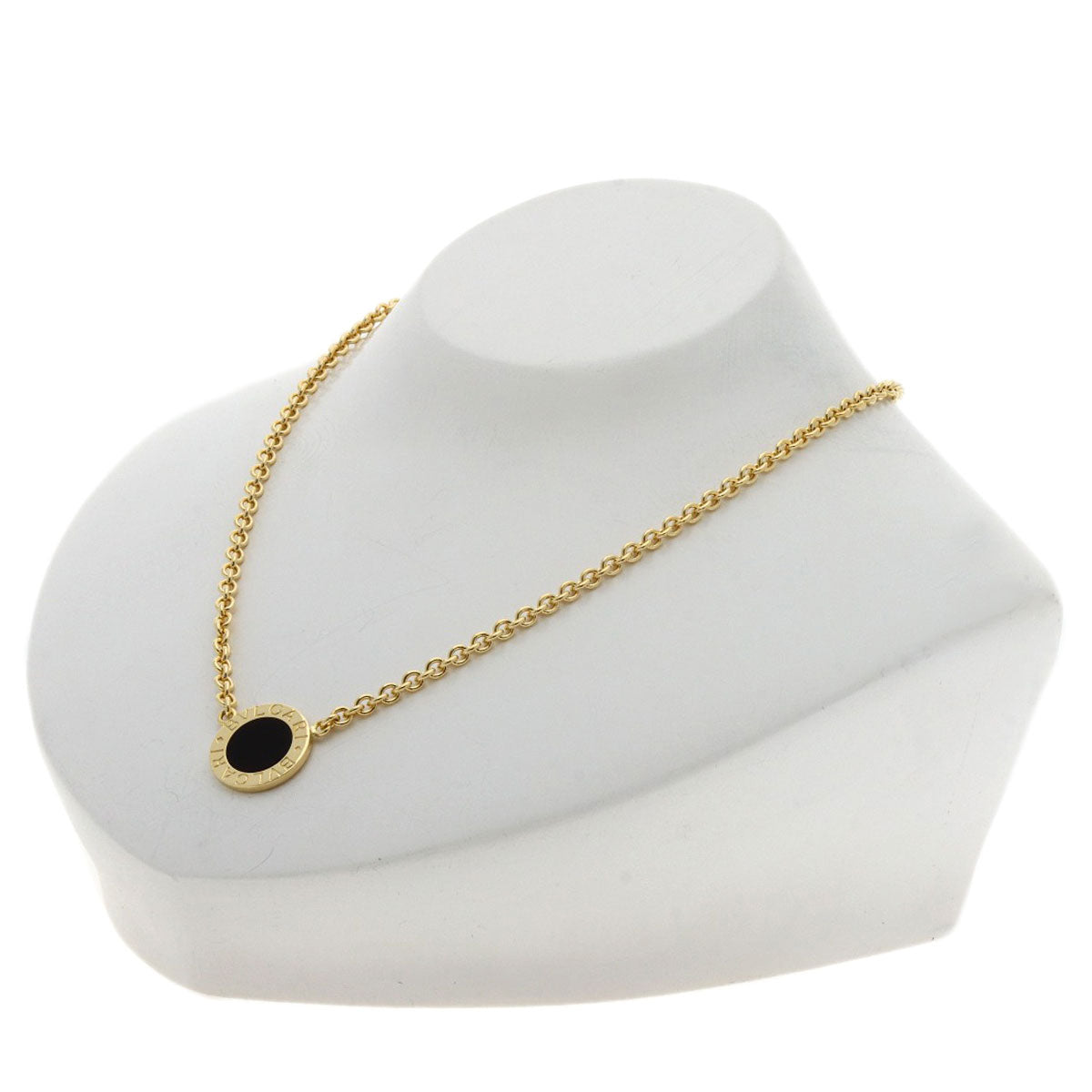 BVLGARI   BVLGARI BVLGARI Onyx Necklace  K18 Yellow Gold Ladies [Used]