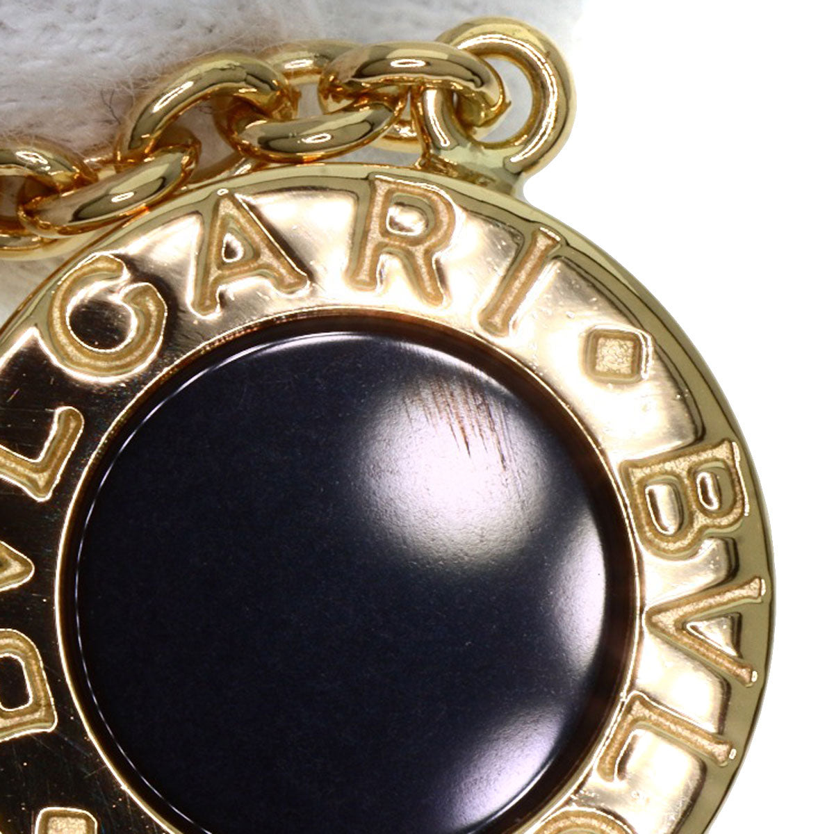 BVLGARI   BVLGARI BVLGARI Onyx Necklace  K18 Yellow Gold Ladies [Used]