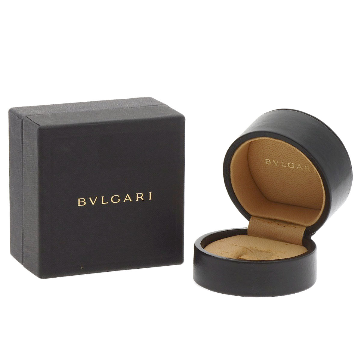 BVLGARI Troquette Blue Topaz Ring K18 Yellow Gold Ladies [Used]