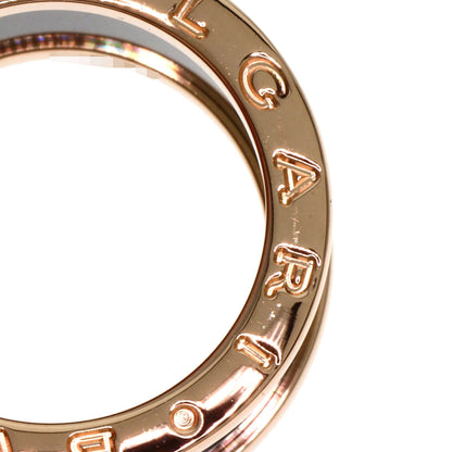 BVLGARI B.zero1 Black ceramic 4 band #50 Ring K18 Pink Gold Ladies [Used]