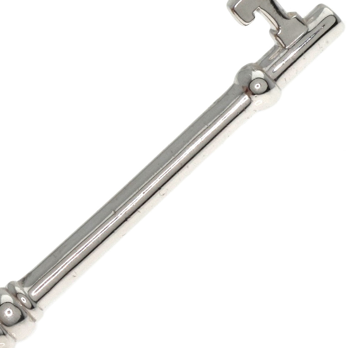 TIFFANY&Co. Open Trefoil Key Medium Pendant top Silver Ladies [Used]