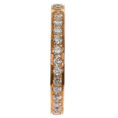 HERMES   Ever Kelly PM Full Eternity #51 Ring  K18 Pink Gold Ladies [Used]