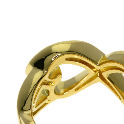 TIFFANY&Co. Double Loving Heart Ring K18 Yellow Gold Ladies [Used]