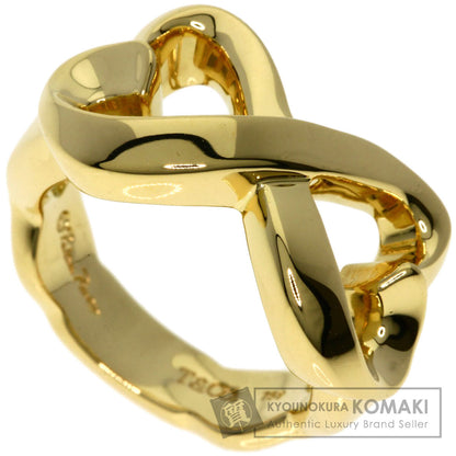 TIFFANY&Co. Double Loving Heart Ring K18 Yellow Gold Ladies [Used]
