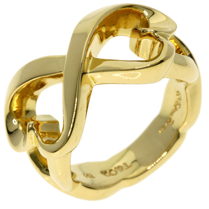 TIFFANY&Co. Double Loving Heart Ring K18 Yellow Gold Ladies [Used]