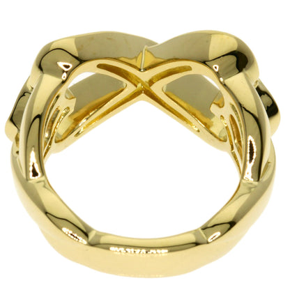 TIFFANY&Co. Double Loving Heart Ring K18 Yellow Gold Ladies [Used]
