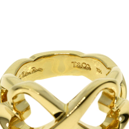 TIFFANY&Co. Double Loving Heart Ring K18 Yellow Gold Ladies [Used]