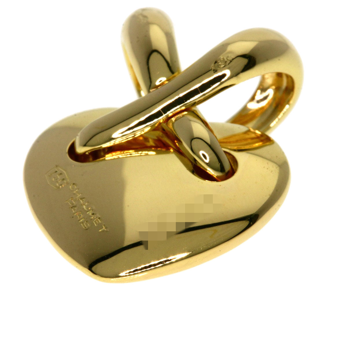 Chaumet Lian Hart Pendant top K18 Yellow Gold Ladies [Used]
