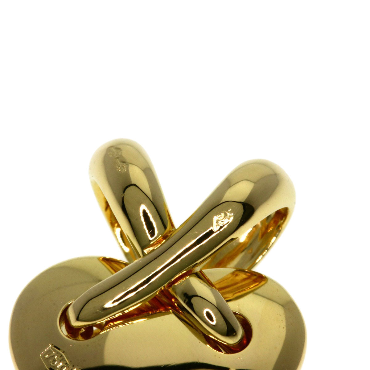 Chaumet Lian Hart Pendant top K18 Yellow Gold Ladies [Used]