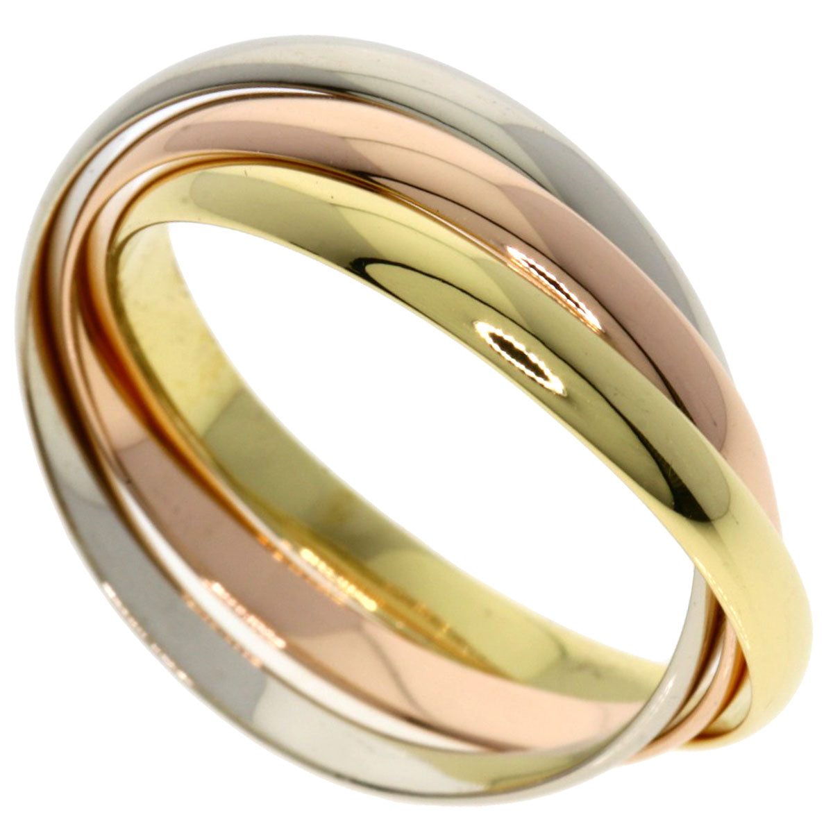 CARTIER   Trinity XS Ring  K18 Yellow Gold K18 White GoldLadies [Used]