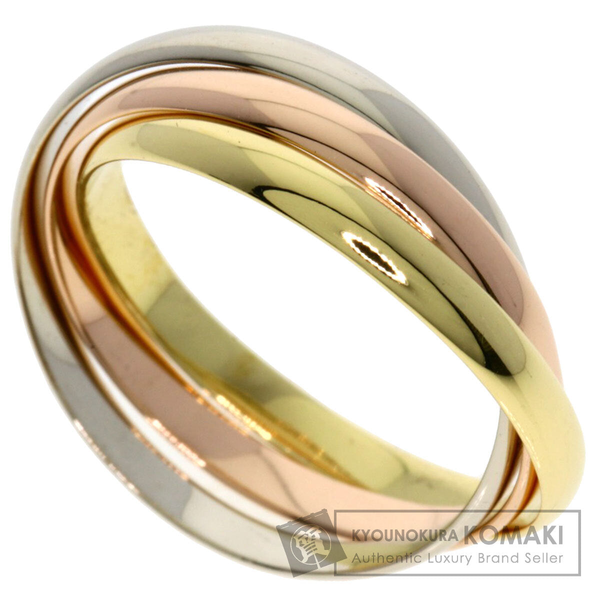 CARTIER   Trinity XS Ring  K18 Yellow Gold K18 White GoldLadies [Used]