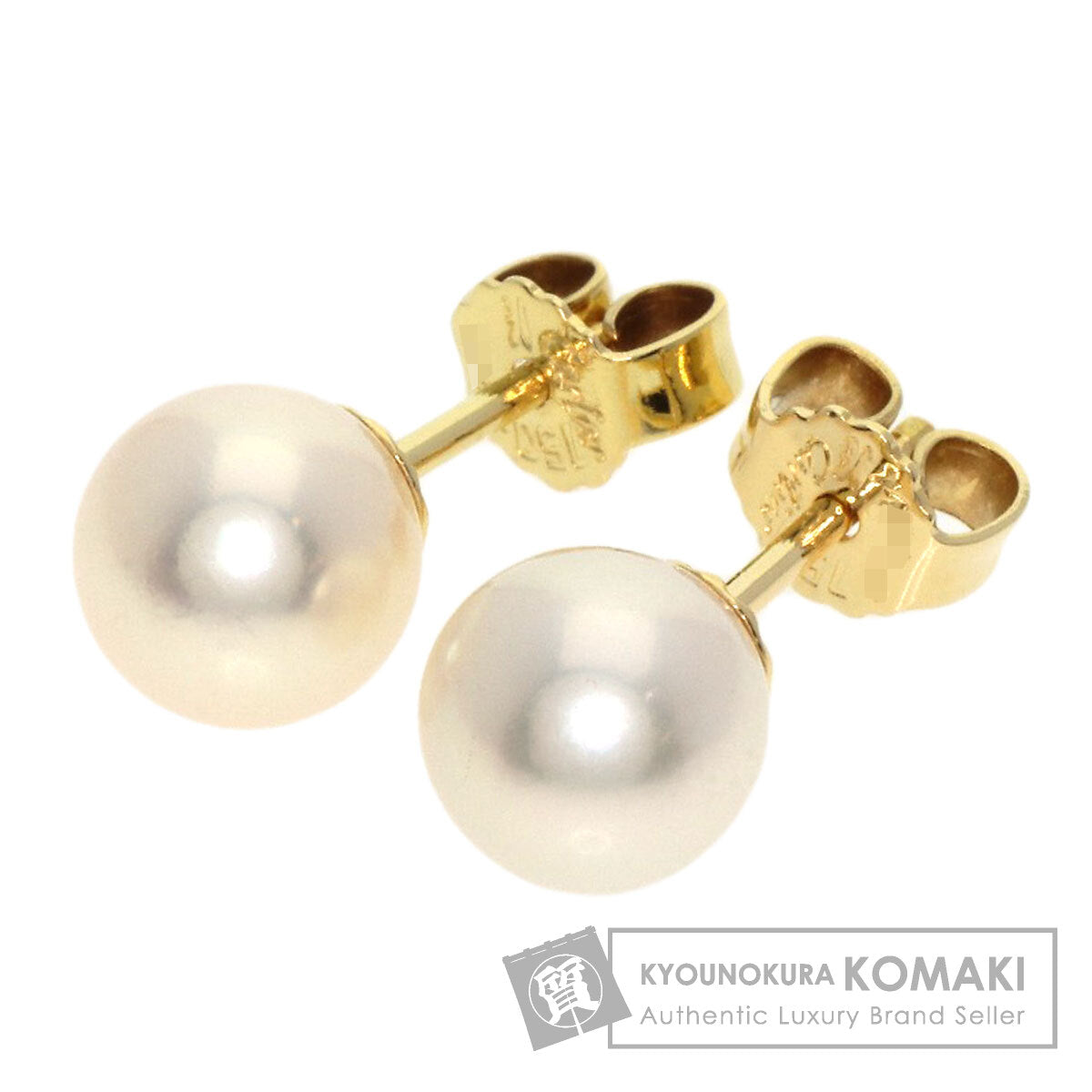 CARTIER Pearl Pearl earring K18 Yellow Gold Ladies [Used]