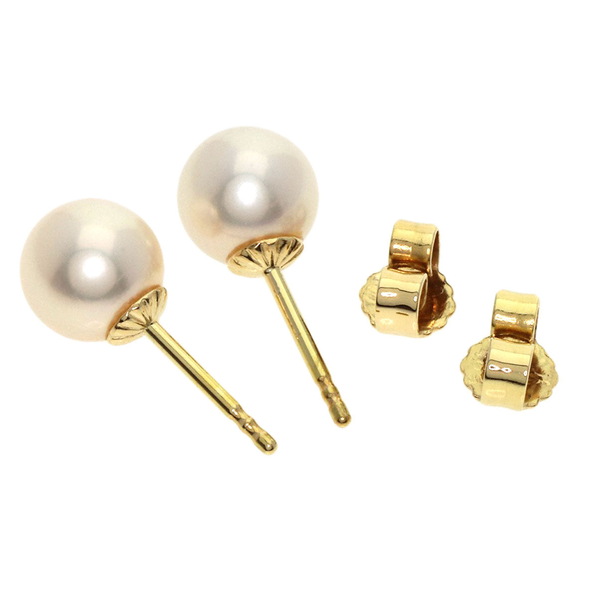 CARTIER Pearl Pearl earring K18 Yellow Gold Ladies [Used]