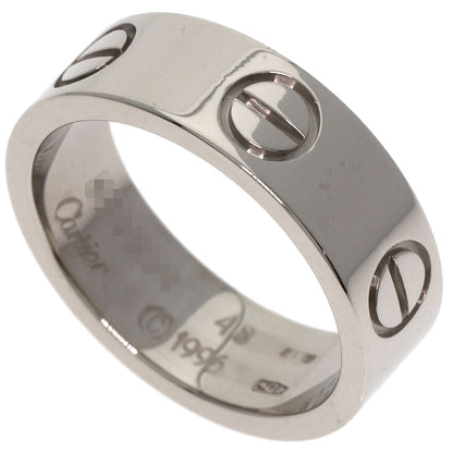 CARTIER love ring #48 Ring K18 White Gold Ladies [Used]