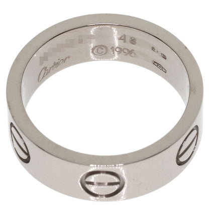 CARTIER love ring #48 Ring K18 White Gold Ladies [Used]