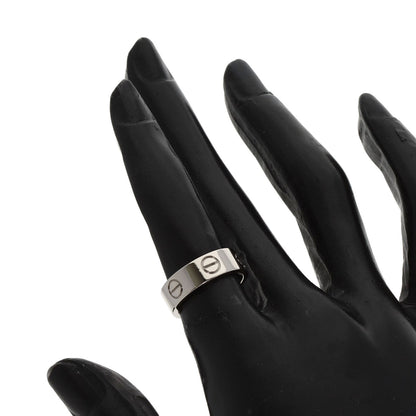 CARTIER love ring #48 Ring K18 White Gold Ladies [Used]