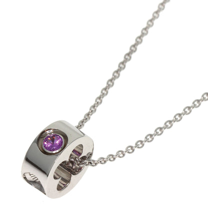 LOUIS VUITTON Pandantif Empreinte Pink Sapphire Necklace K18 White Gold Ladies [Used]