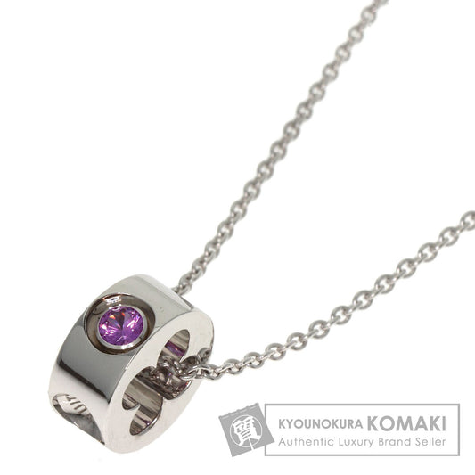 LOUIS VUITTON Pandantif Empreinte Pink Sapphire Necklace K18 White Gold Ladies [Used]