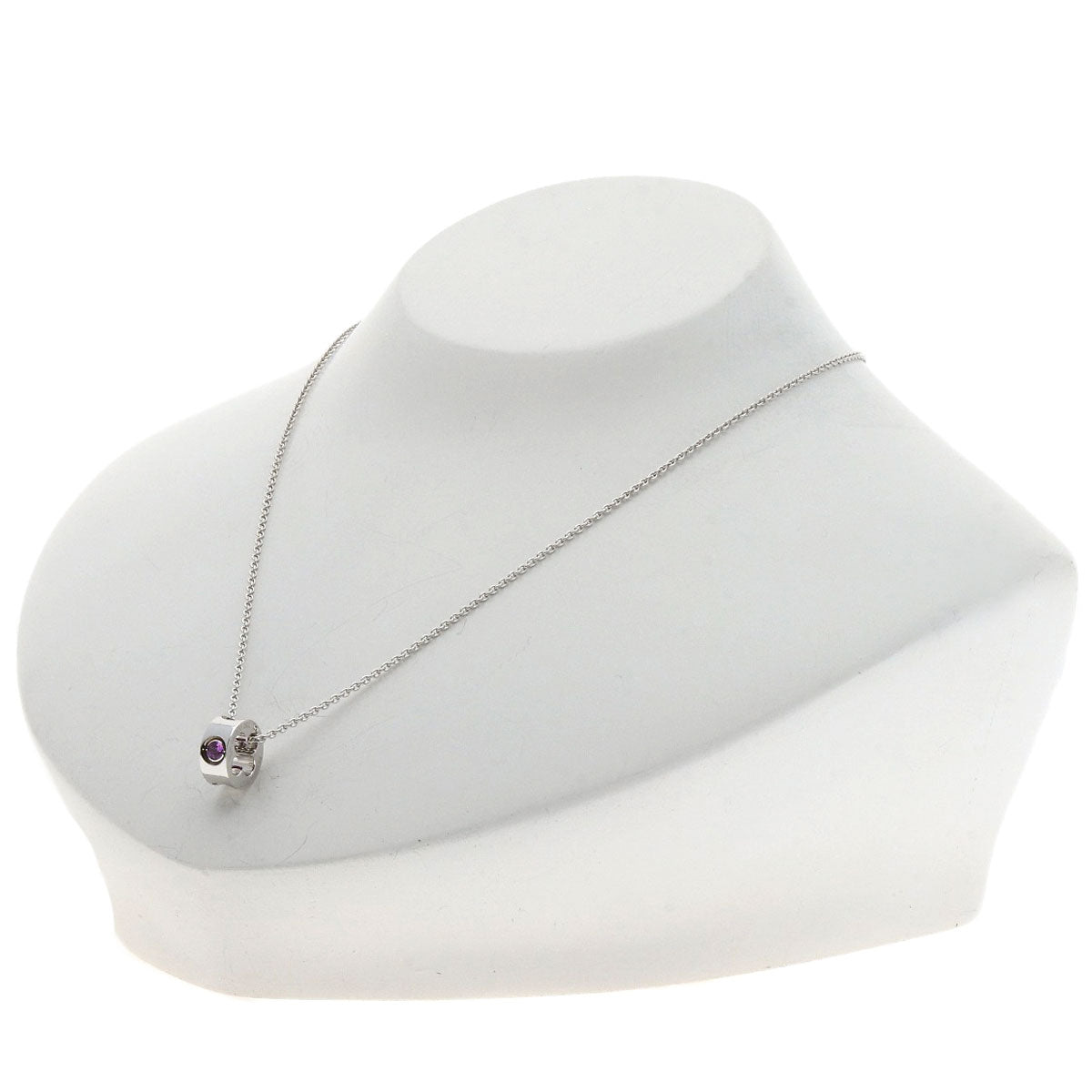 LOUIS VUITTON Pandantif Empreinte Pink Sapphire Necklace K18 White Gold Ladies [Used]
