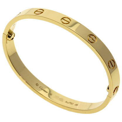 CARTIER LOVE Bracelets with screwdriver #16 Bracelet K18 Yellow Gold Ladies [Used]