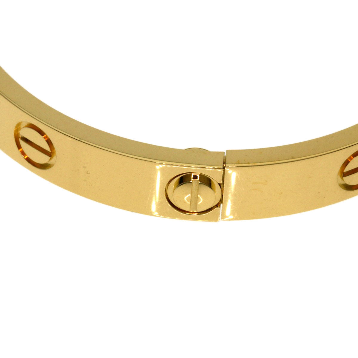 CARTIER LOVE Bracelets with screwdriver #16 Bracelet K18 Yellow Gold Ladies [Used]