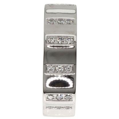 MONTBLANC White Star Motif Diamond #66 Ring K18 White Gold mens [Used]
