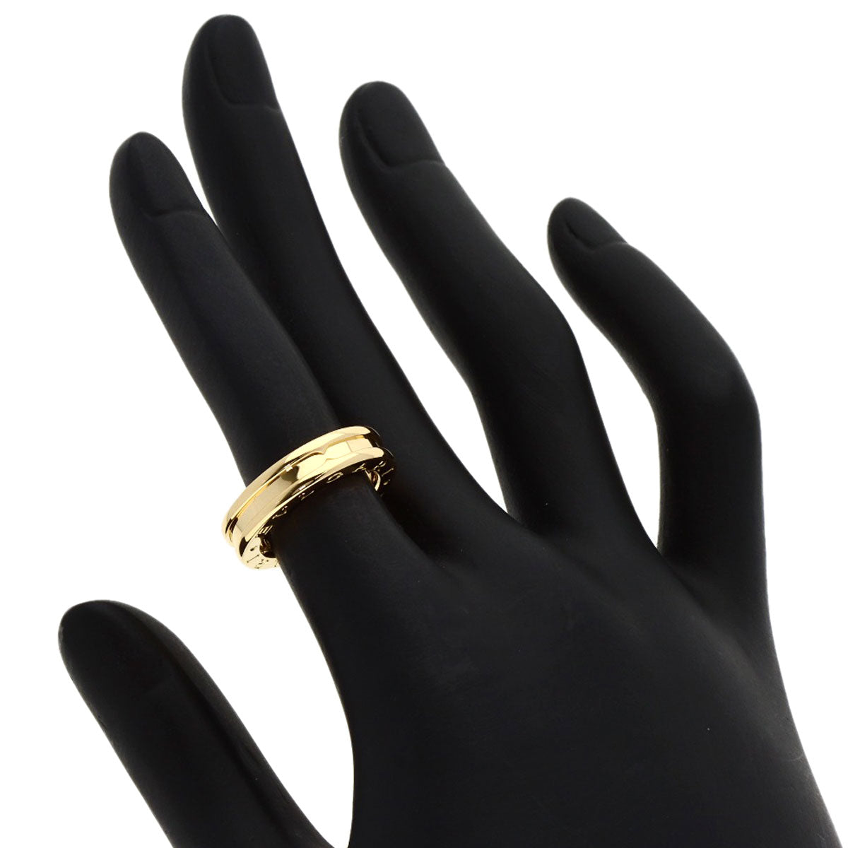 BVLGARI B.zero1 1 band #48 Ring K18 Yellow Gold Ladies [Used]