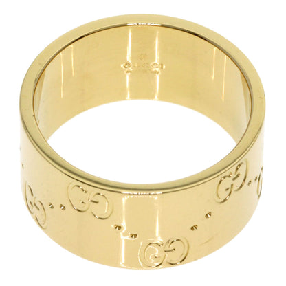 GUCCI   Icon wide # 13 Ring  K18 Yellow Gold Ladies [Used]