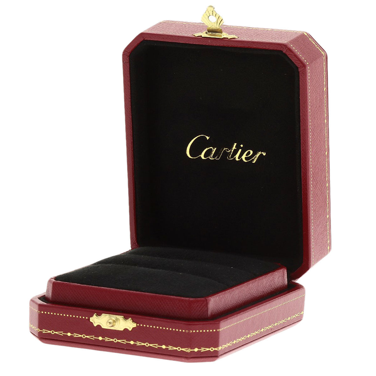 CARTIER mini love ring #60 Ring K18 White Gold Ladies [Used]