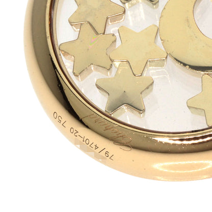 Chopard   Happy Diamond Moon Star Pendant top  K18 Yellow Gold Ladies [Used]