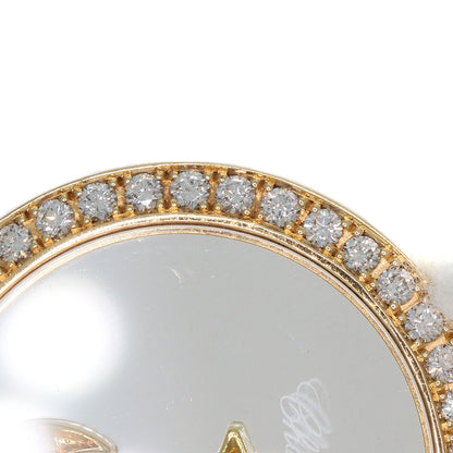 Chopard   Happy Diamond Moon Star Pendant top  K18 Yellow Gold Ladies [Used]