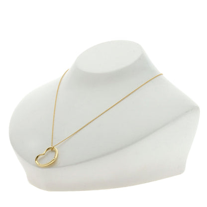 TIFFANY&Co. Open heart Necklace K18 Yellow Gold Ladies [Used]