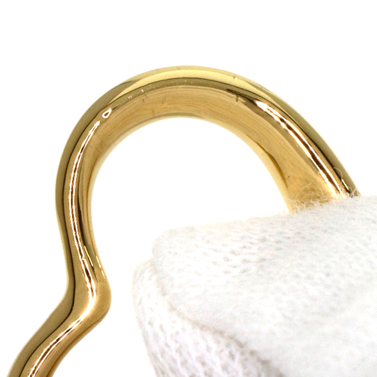 TIFFANY&Co. Open heart Necklace K18 Yellow Gold Ladies [Used]