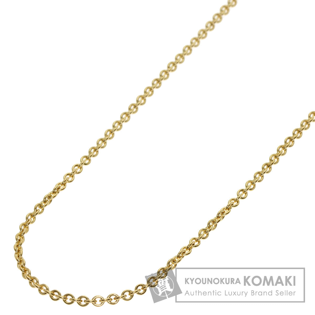 TIFFANY&Co.   Chain only 17.7" Necklace  K18 Yellow Gold Ladies [Used]