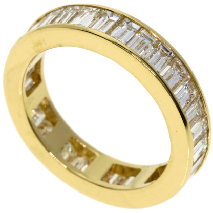 BVLGARI Bucket Diamond Full Eternity Ring K18 Yellow Gold Ladies [Used]