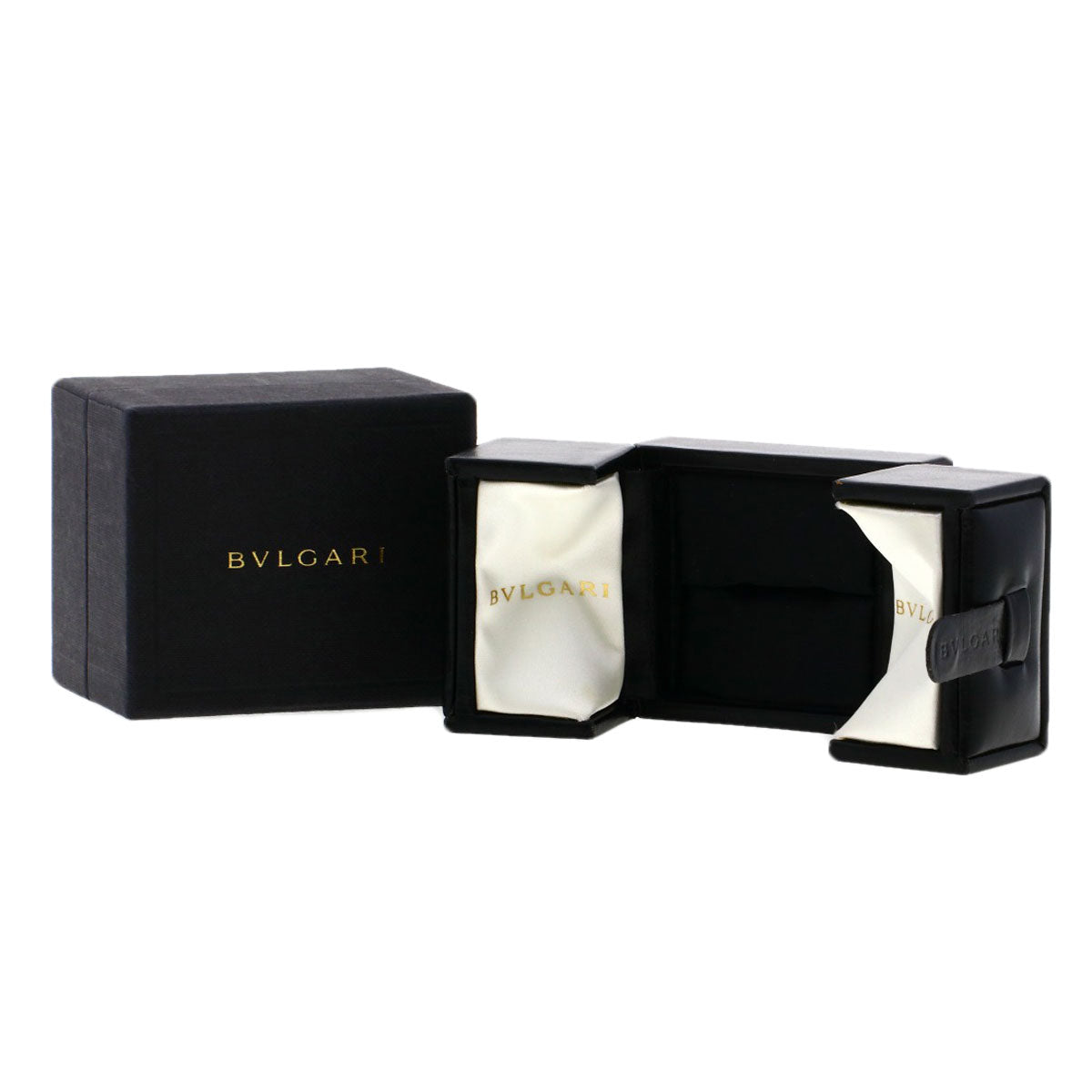 BVLGARI Bucket Diamond Full Eternity Ring K18 Yellow Gold Ladies [Used]