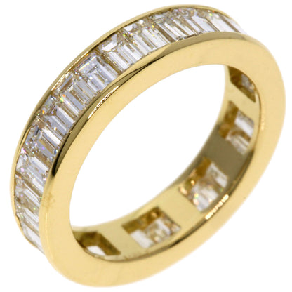 BVLGARI Bucket Diamond Full Eternity Ring K18 Yellow Gold Ladies [Used]