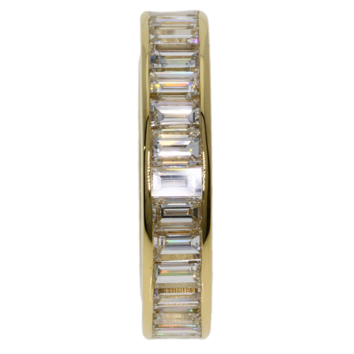 BVLGARI Bucket Diamond Full Eternity Ring K18 Yellow Gold Ladies [Used]