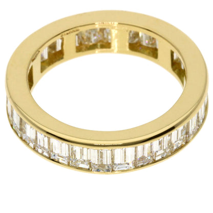 BVLGARI Bucket Diamond Full Eternity Ring K18 Yellow Gold Ladies [Used]