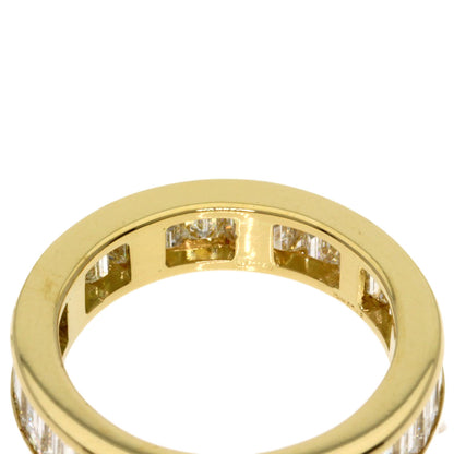 BVLGARI Bucket Diamond Full Eternity Ring K18 Yellow Gold Ladies [Used]