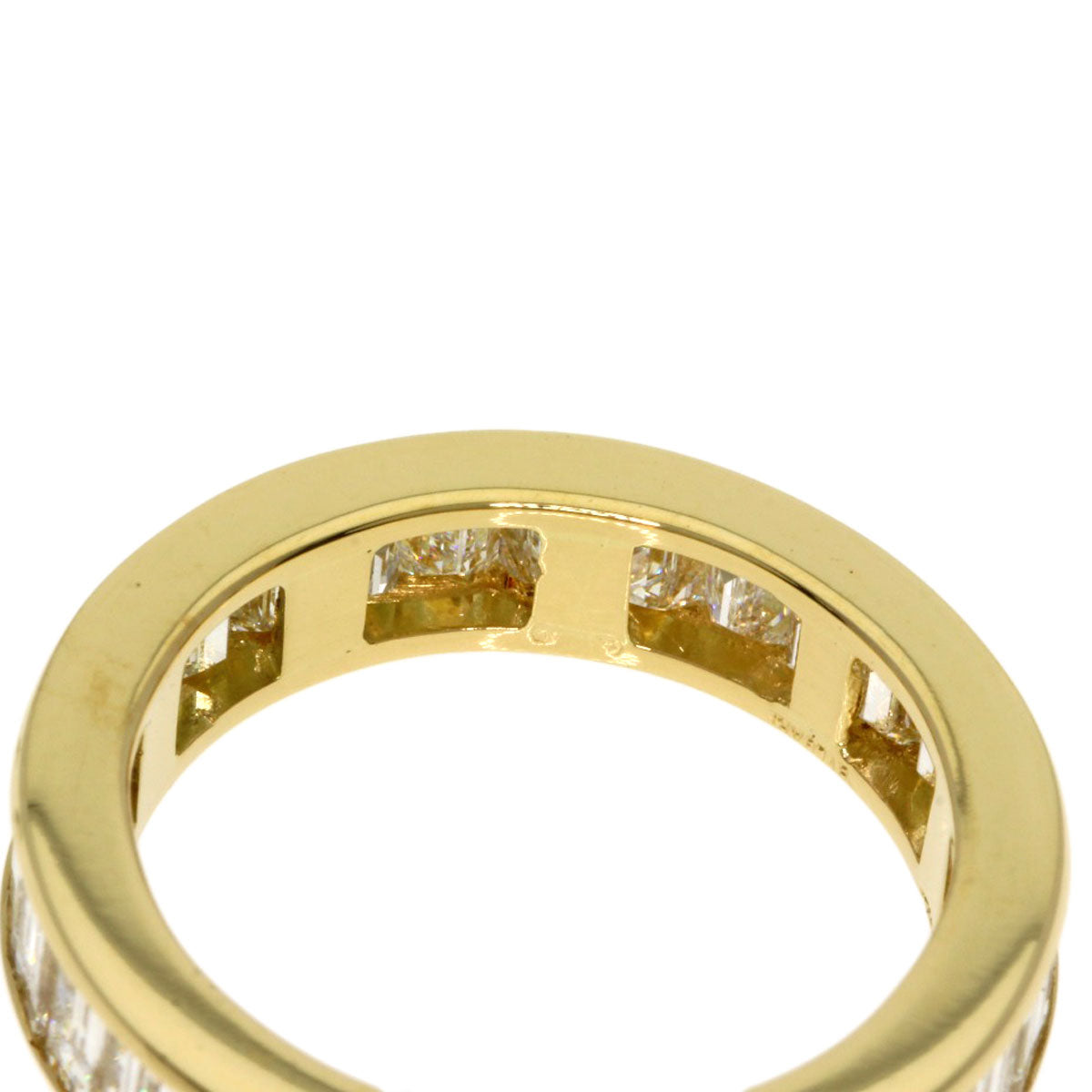 BVLGARI Bucket Diamond Full Eternity Ring K18 Yellow Gold Ladies [Used]