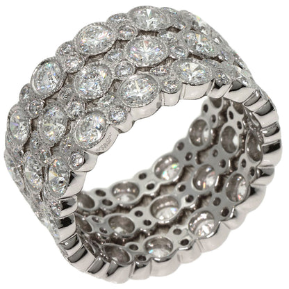TIFFANY&Co. Cobblestone Full Eternity Diamond Ring Platinum PT950 Ladies [Used]
