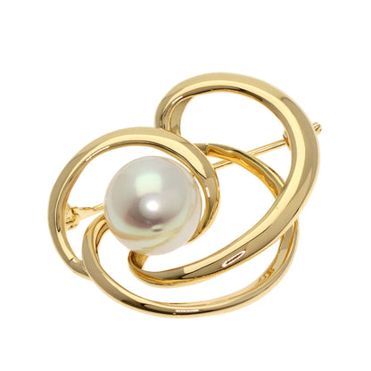 TASAKI Pearl Pearl Brooch K18 Yellow Gold Ladies [Used]