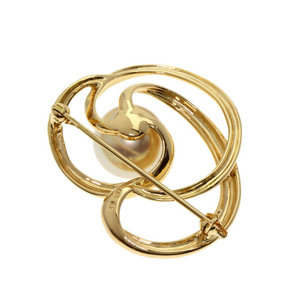 TASAKI Pearl Pearl Brooch K18 Yellow Gold Ladies [Used]