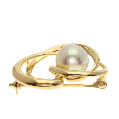 TASAKI Pearl Pearl Brooch K18 Yellow Gold Ladies [Used]