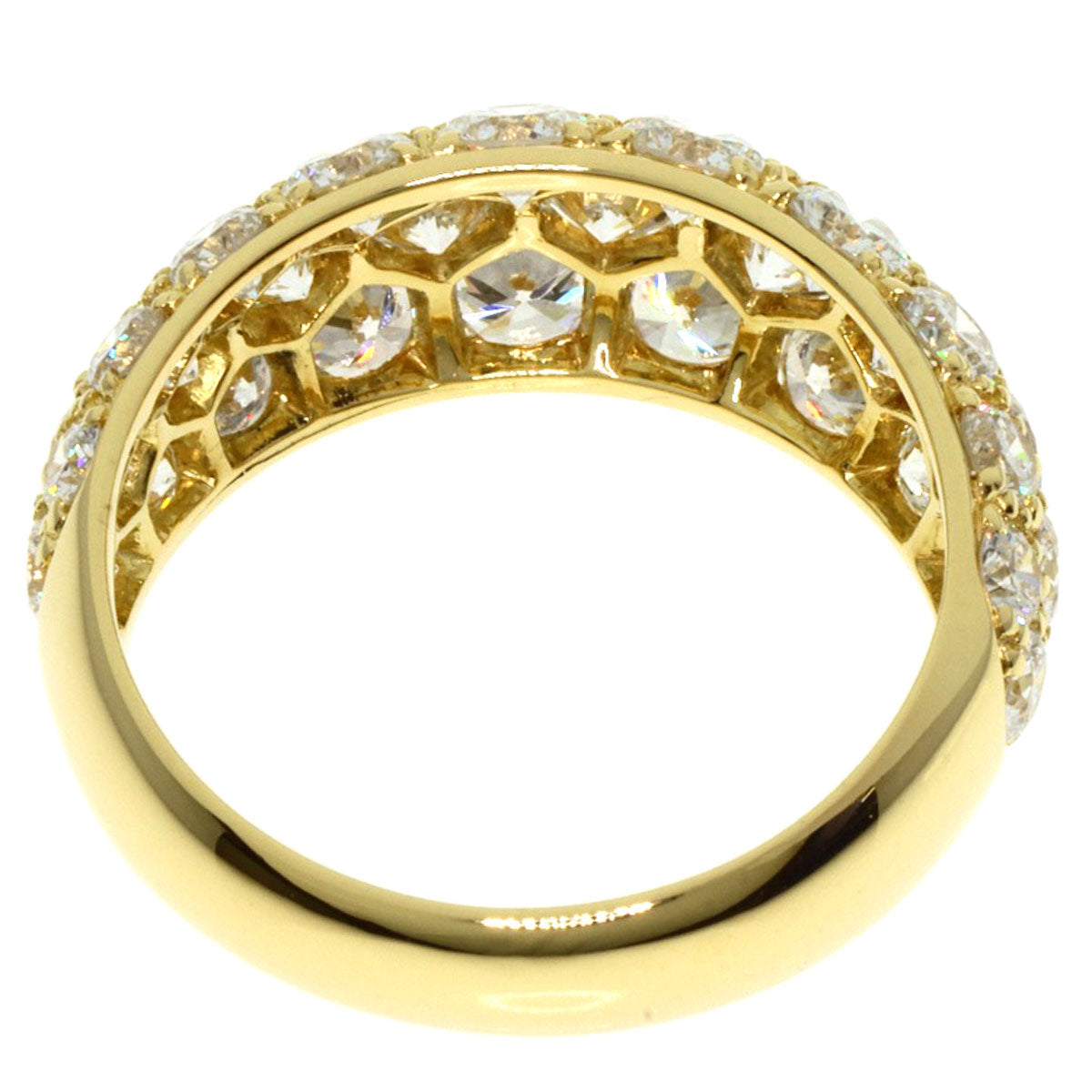 Gimel Diamond Ring 18K Ladies [Used]