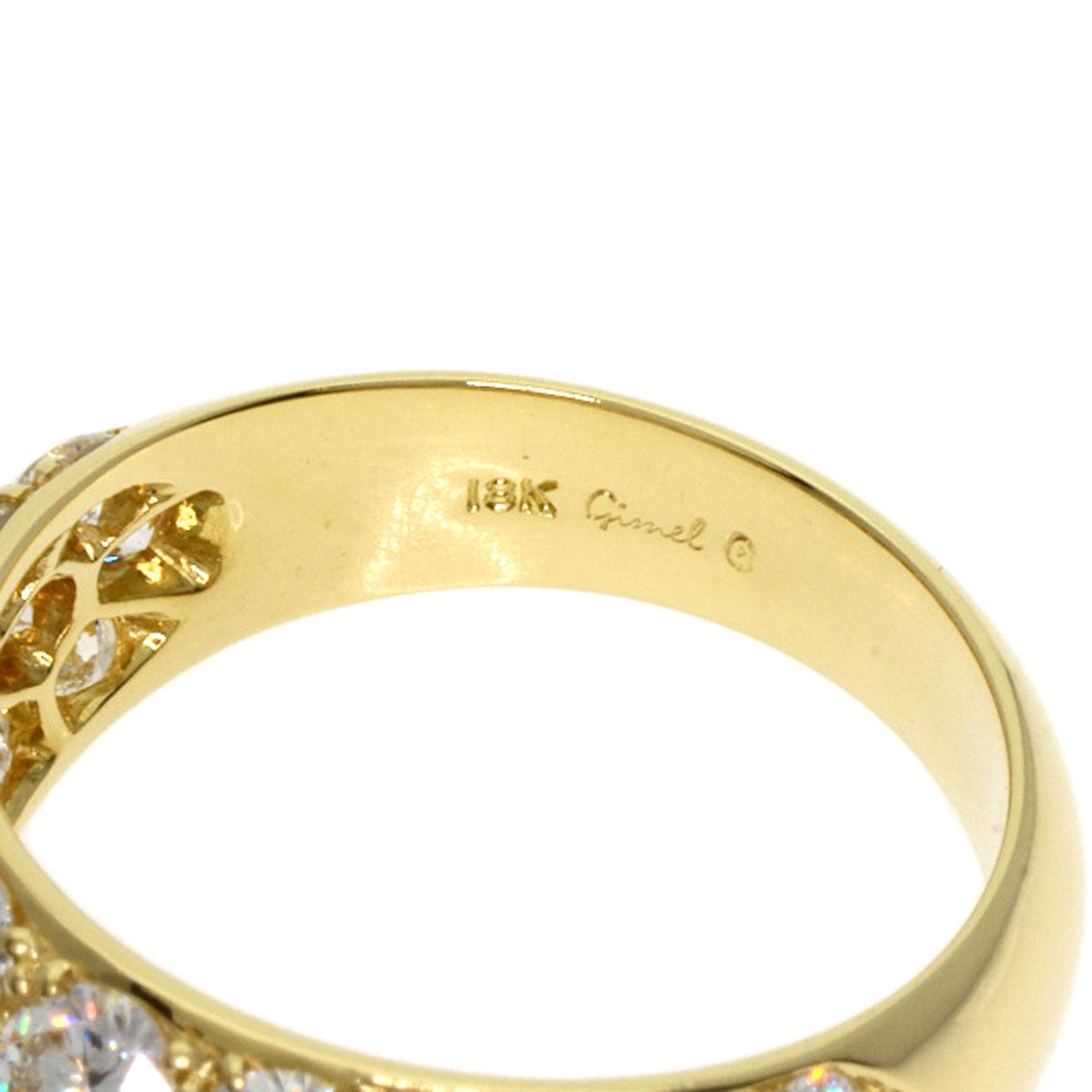 Gimel Diamond Ring 18K Ladies [Used]