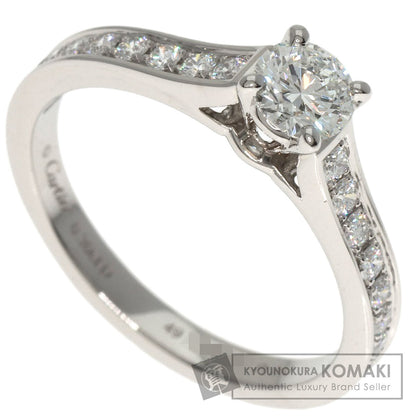CARTIER   Solitaire Diamond # 49 Ring  Platinum PT950 Ladies [Used]