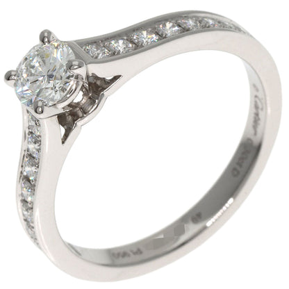 CARTIER   Solitaire Diamond # 49 Ring  Platinum PT950 Ladies [Used]